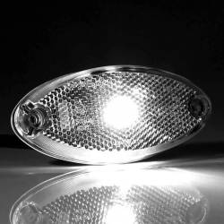 Lampa gabarit 102x45 LED, cu suport, alba FT-061 B-K Fristom