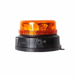 Girofar wireless 12V/24V/220V, h80, cu Led, cu acumulator, reincarcabil 12-24V si 220V, prindere cu magnet, TT.14400 