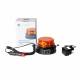 Girofar wireless 12V/24V/220V, h80, cu Led, cu acumulator, reincarcabil 12-24V si 220V, prindere cu magnet, TT.14400 