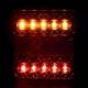 Lampa stop 96x96, 3 functii, 10 LED-uri, 12-24V, stanga, dreapta, cu catadioptru, TT.12015 Lampa stop 96x96, 3 functii, 10 LED-uri, 12-24V, stanga, dreapta, cu catadioptru, TT.12015