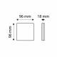 Lampa stop 96x96, 3 functii, 10 LED-uri, 12-24V, stanga, dreapta, cu catadioptru, TT.12015 Lampa stop 96x96, 3 functii, 10 LED-uri, 12-24V, stanga, dreapta, cu catadioptru, TT.12015