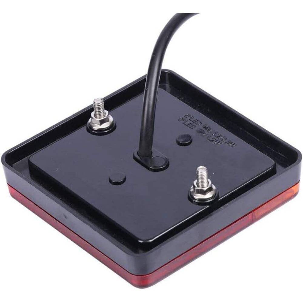 Lampa stop 96x96, 3 functii, 10 LED-uri, 12-24V, stanga, dreapta, cu catadioptru, TT.12015 Lampa stop 96x96, 3 functii, 10 LED-uri, 12-24V, stanga, dreapta, cu catadioptru, TT.12015