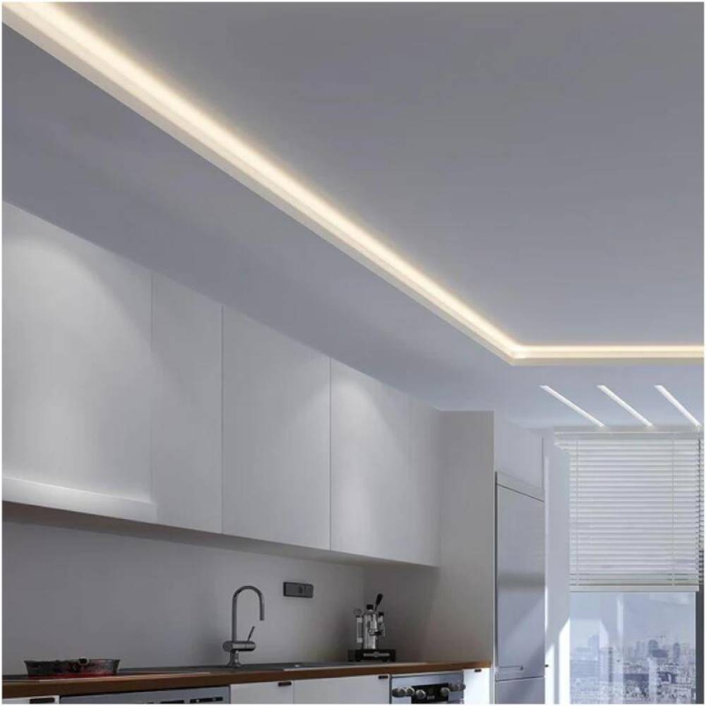 Banda LED, 24V, LED COB, rola 5 metri, 10W/m, 280LED s/m, 4000K, alb natural, 2653 Art