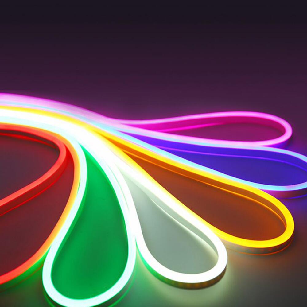 Banda LED Neon Flex, 5m, Alba, 24V JSUNSPT-NEON-2835-1-24V