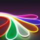 Banda LED Neon Flex, 5m, Alba, 24V JSUNSPT-NEON-2835-1-24V