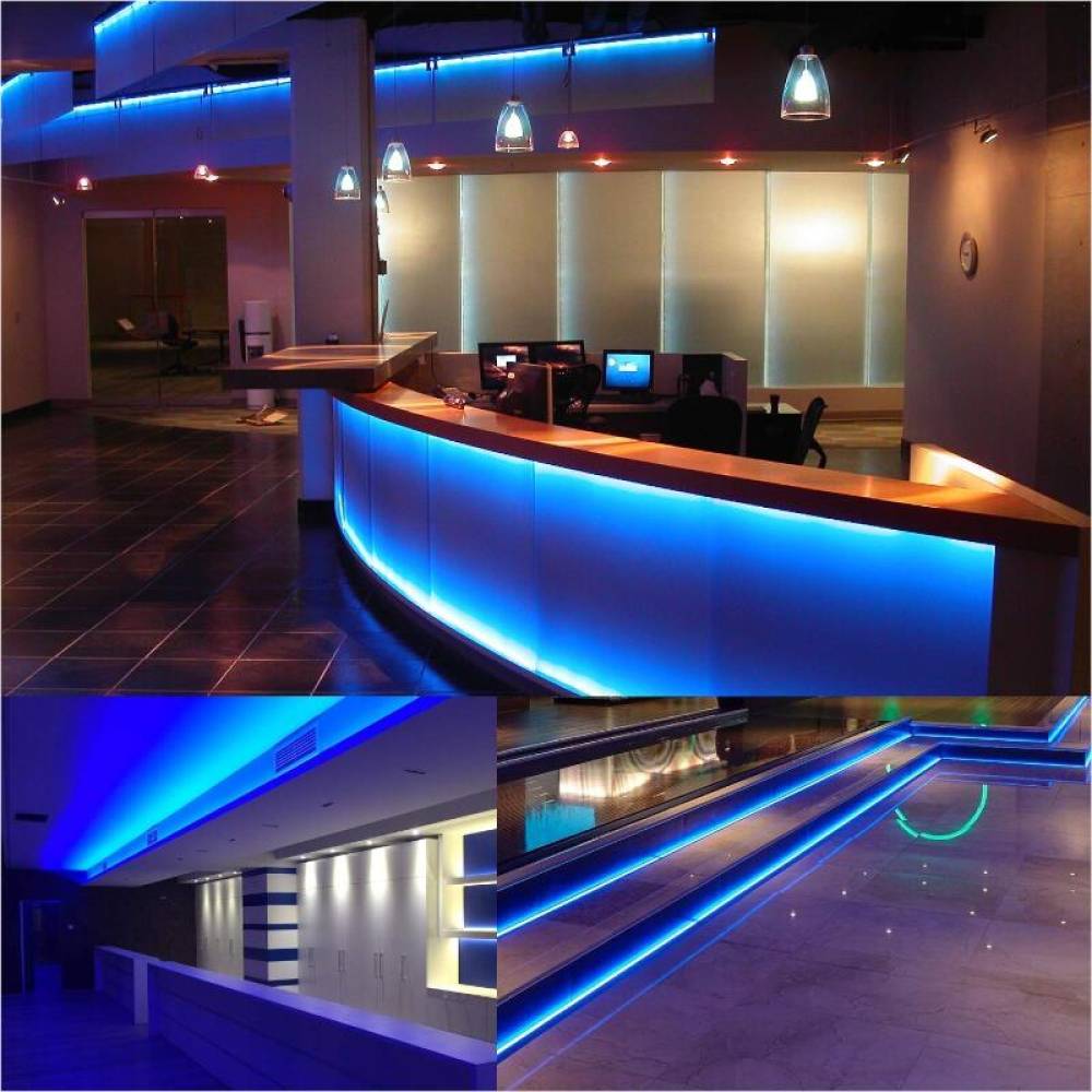 Banda LED, Neon Flex, 24V, 5m, albastra, JSUNSPT-NEON-2835-1-24V-Blue Art