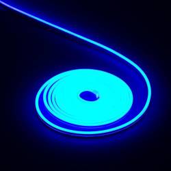 Banda LED, Neon Flex, 24V, 5m, albastra, JSUNSPT-NEON-2835-1-24V-Blue Art