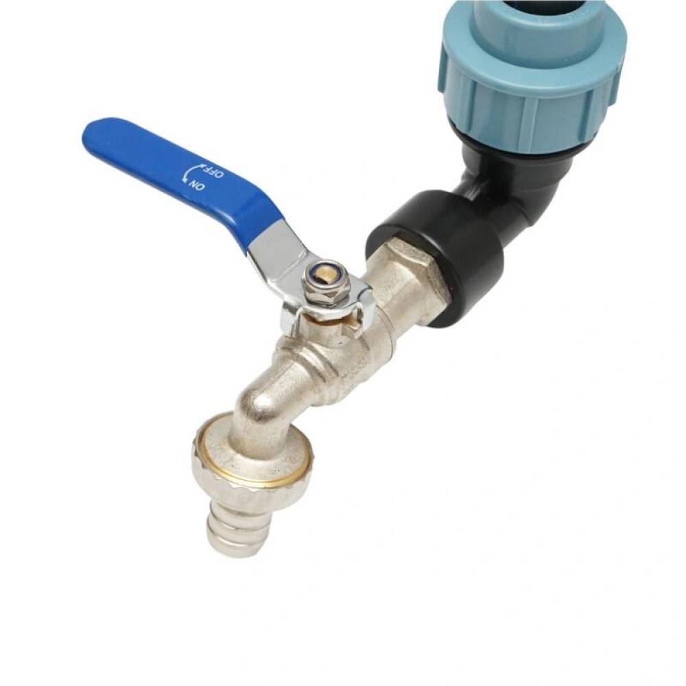Robinet scurgere bazin IBC, fi60mm, 3/4', cu prelungire 250mm, EW86