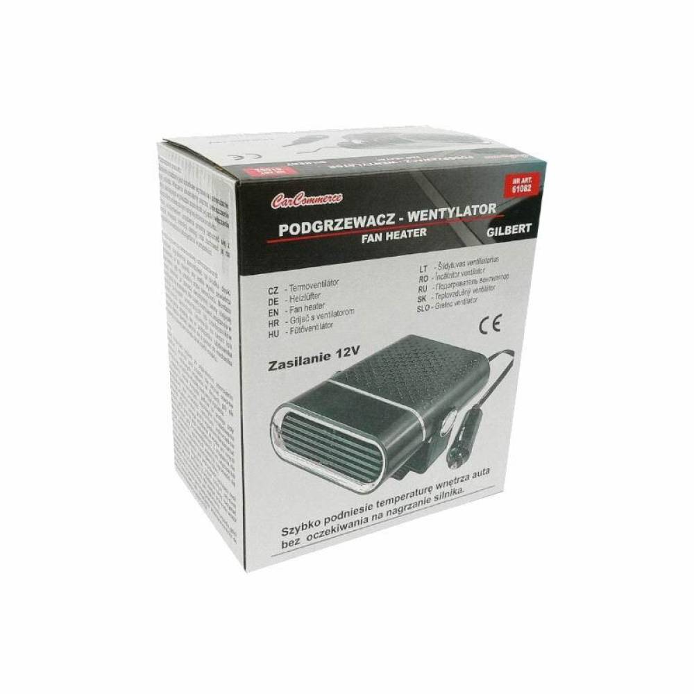 Ventilator 12V, 2in1, aeroterma dezghetare parbriz, 150W, Gilbert, 61082 CarCo
