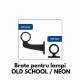 Set 2 bucati modul LED OLD SCHOOL, rosu cu galben, pentru lampi gabarit, cablu 700mm, MDPC2623 Horpol