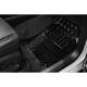 Set 4 covorase universale 65x47, din cauciuc cu aspect aluminiu, negru, APA5000 Race Sport