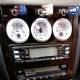 Ceas presiune turbo, fi52mm, 12V, alb, GAUG701 RaceSport