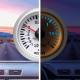 Ceas presiune turbo, fi52mm, 12V, alb, GAUG701 RaceSport
