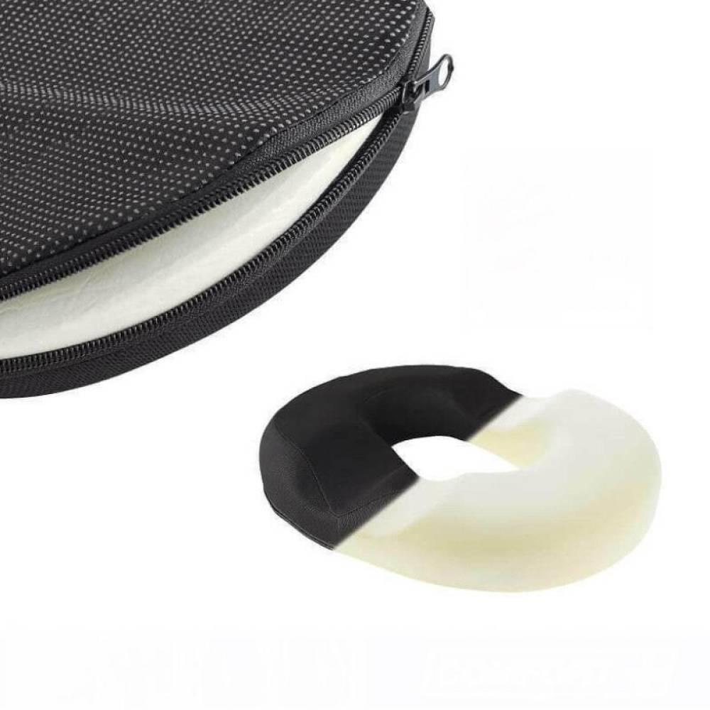Perna rotunda cu spuma memorie, 43x34.5cm, tip gogoasa, Comfort+, RK19006 Car+