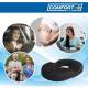 Perna rotunda cu spuma memorie, 43x34.5cm, tip gogoasa, Comfort+, RK19006 Car+