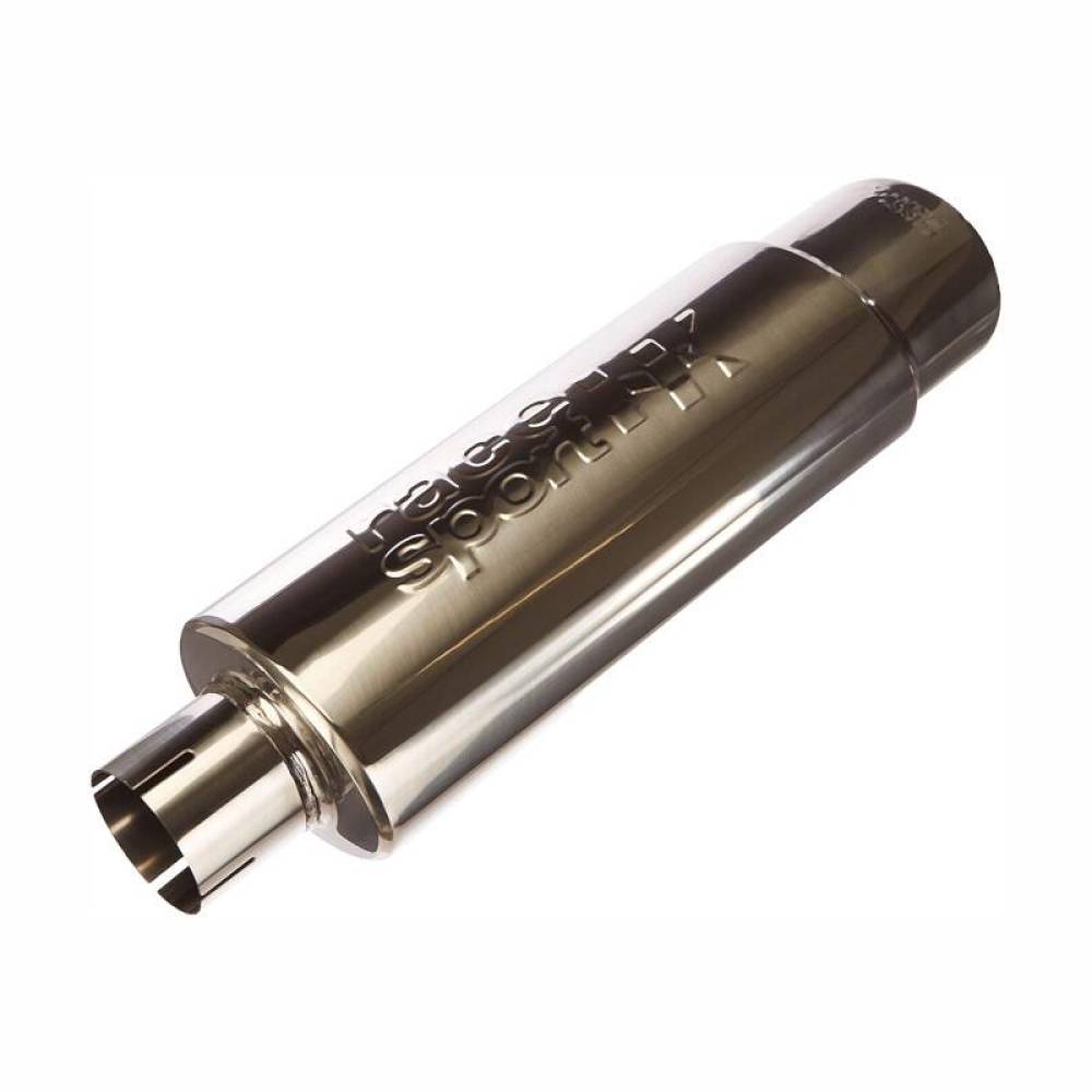 Toba sport finala, 440x61mm, din otel inoxidabil, ovala, Silencer PAN8000 RaceSport 