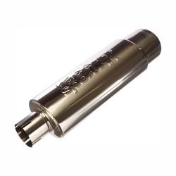 Toba sport finala, 440x61mm, din otel inoxidabil, ovala, Silencer PAN8000 RaceSport 