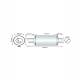 Toba sport finala, 440x61mm, din otel inoxidabil, ovala, Silencer PAN8000 RaceSport 