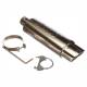 Toba sport finala, 440x61mm, din otel inoxidabil, ovala, Silencer PAN8000 RaceSport 