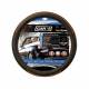 Husa volan 37-39cm, neagra cu dunga portocalie, Pure Driving 2505111 Car+