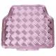 Set 4 covorase universale 65x47, din cauciuc cu aspect aluminiu, roz, APA60PK Race Sport
