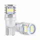 Set 2 becuri T10, 6 LED-uri, SMD 3030, 12-24V, W5W-W10W, 6000K, Canbus, 02801 Amio