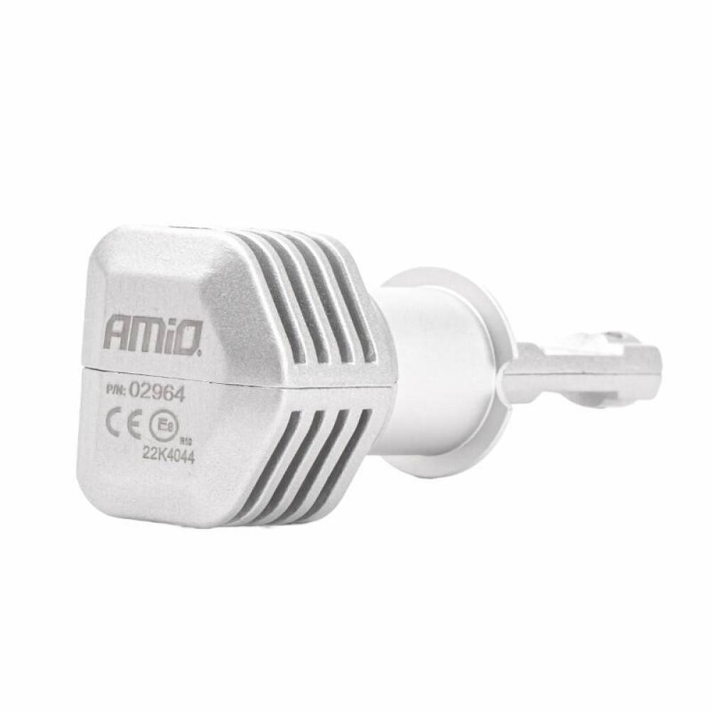 Set 2 becuri H3, LED, 6-16V, 40W, 4400lm, 6500K, Canbus, X1 Series, 02964 Amio