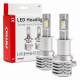 Set 2 becuri H3, LED, 6-16V, 40W, 4400lm, 6500K, Canbus, X1 Series, 02964 Amio