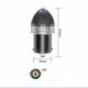 Set 2 becuri semnalizare, 9 LED-uri, 12V, P21W BA15s, alb transparent, 02953 Amio