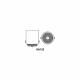 Set 2 becuri semnalizare, 9 LED-uri, 12V, P21W BA15s, alb transparent, 02953 Amio