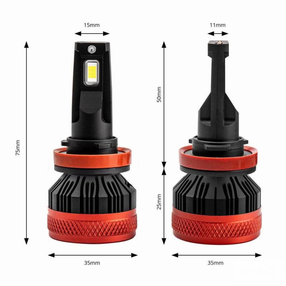 Set 2 becuri H8-H9-H11, LED, 9-16V, 90W, 9900lm, 6500K, Canbus, X3 Series, 02981 Amio Set 2 becuri H8-H9-H11, LED, 9-16V, 90W, 9900lm, 6500K, Canbus, X3 Series, 02981 Amio