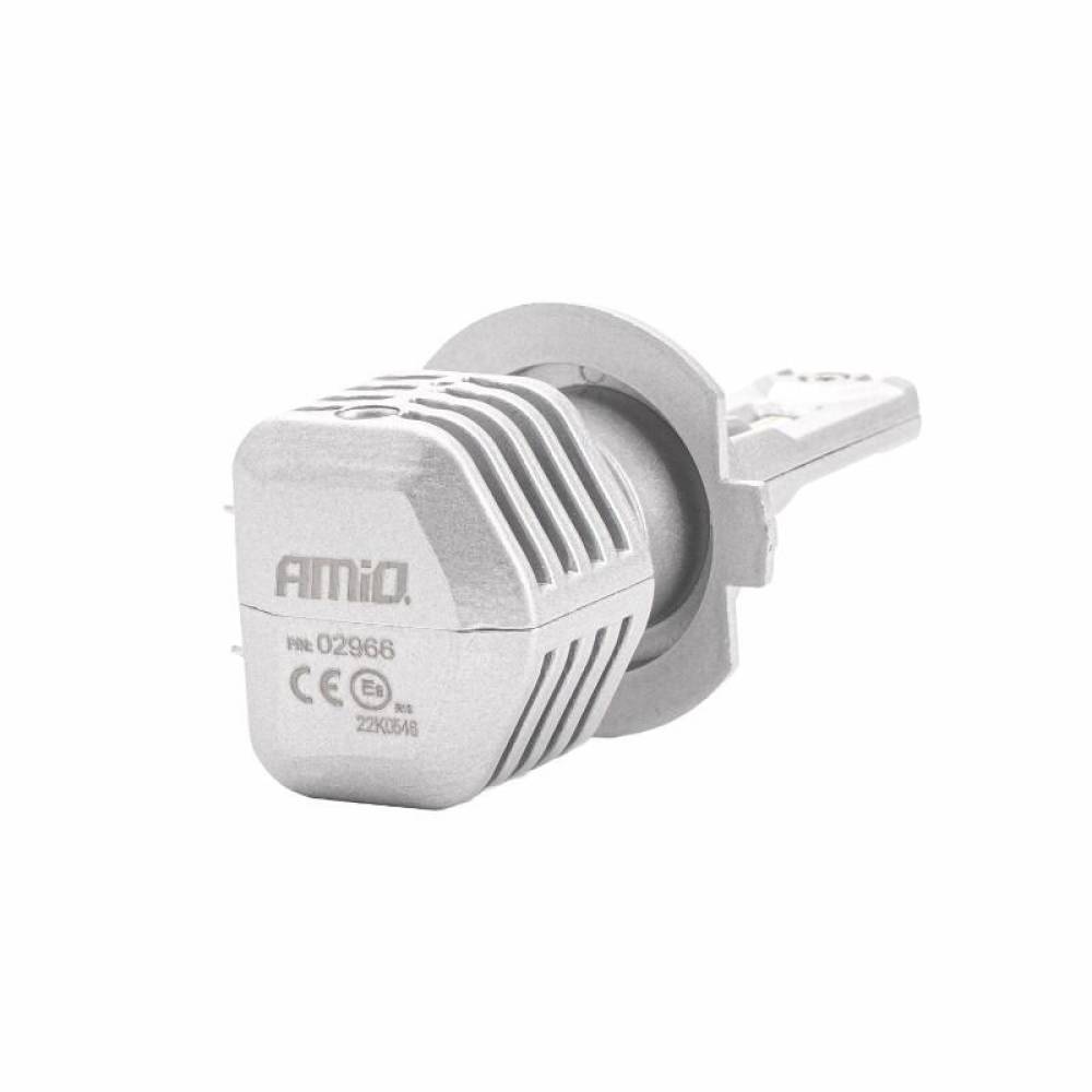 Set 2 becuri H7, LED, 10-16V, 40W, 4400lm, 6500K, X1 Series, 02966 Amio