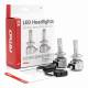 Set 2 becuri H7, LED, 10-16V, 72W, 7920lm, 6500K, Canbus, X2 Series, 02973 Amio