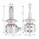Set 2 becuri H7, LED, 10-16V, 72W, 7920lm, 6500K, Canbus, X2 Series, 02973 Amio