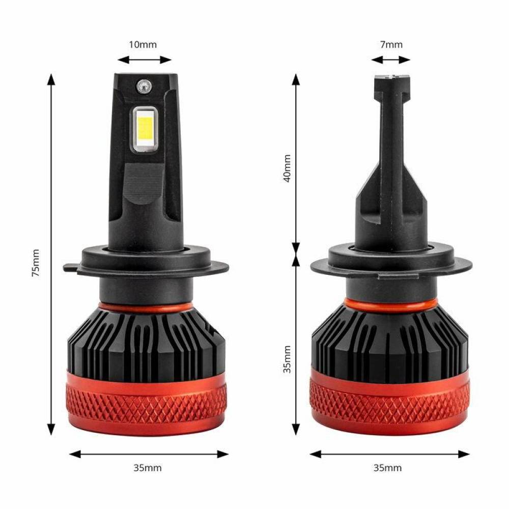 Set 2 becuri H7, LED, 9-16V, 90W, 9900lm, 6500K, Canbus, X3 Series, 02980 Amio