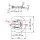 Inel ancorare podea aparent fi29 rabatabil, baza U, 250KG, SPP UP-03B Inel ancorare podea aparent fi29 rabatabil, baza U, 250KG, SPP UP-03B