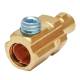 Conector pentru cablu sudura fi 9mm, diametru fi 10-25mm, rosu, BK87915