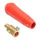 Conector pentru cablu sudura fi 9mm, diametru fi 10-25mm, rosu, BK87915
