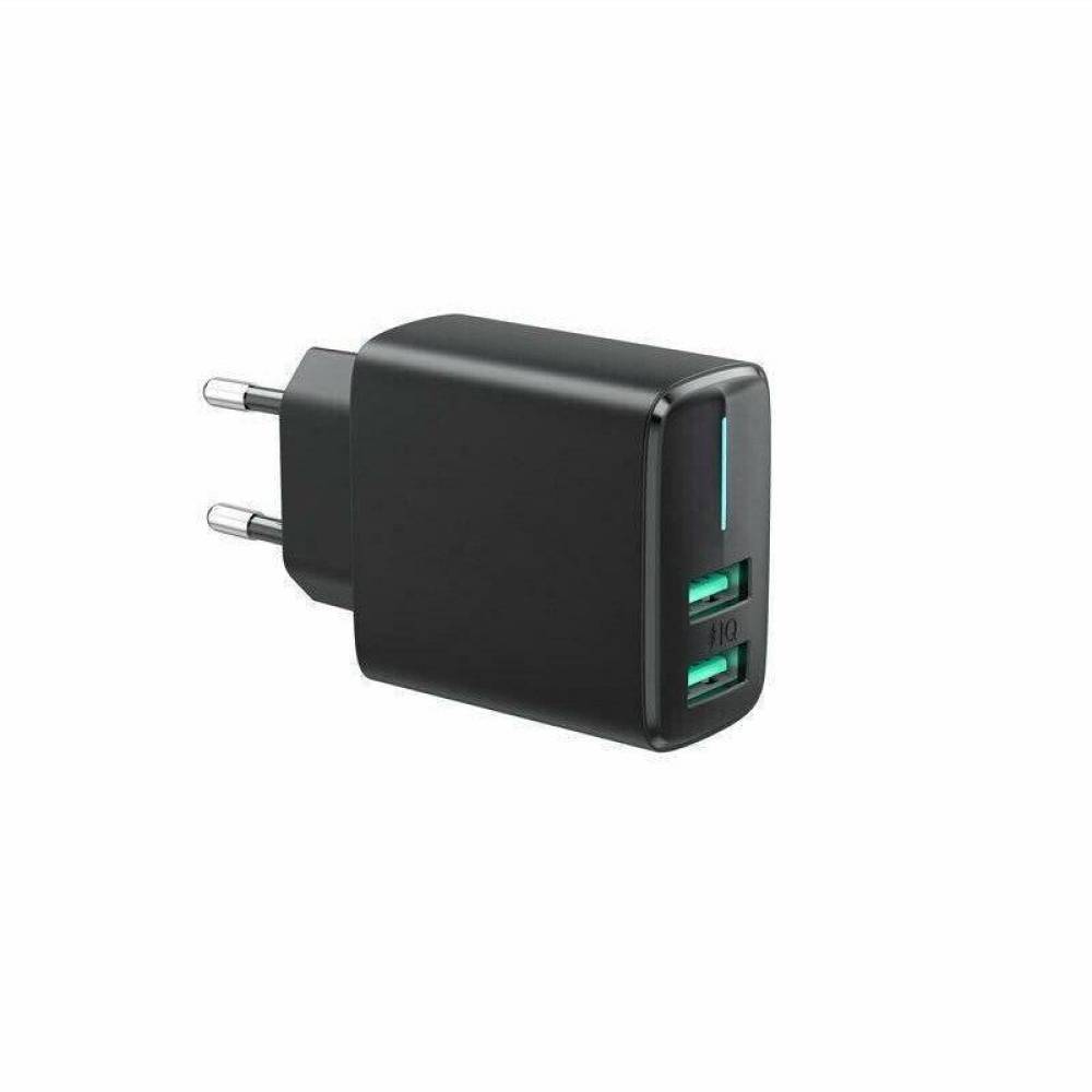 Incarcator rapid cu 2 USB-uri, priza 220V, 5V, 12W, 68708 CarCo
