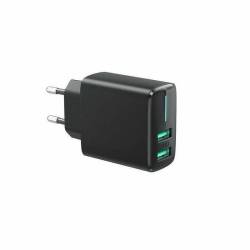 Incarcator rapid cu 2 USB-uri, priza 220V, 5V, 12W, 68708 CarCo