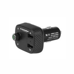 Modulator FM, MP3 cu 2 USB-uri 3.4A, cu handsfree si voltmetru 8-30V, 86326 Carmotion Modulator FM, MP3 cu 2 USB-uri 3.4A, cu handsfree si voltmetru 8-30V, 86326 Carmotion