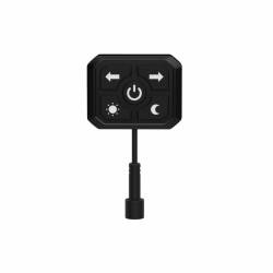 Proiector stroboscopic, girofar bara, 47cm, LED, galben, 12-24V, 13W, cu telecomanda, Super Slim, BLK0044 TruckLed