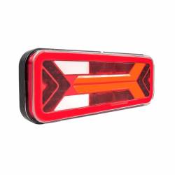 Lampa stop 283x100, 6 functii, LED Neon, 12-24V, cu semnalizare dinamica, dreapta, L1960 TruckLed 