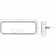 Lampa stop 283x100, 6 functii, LED Neon, 12-24V, cu semnalizare dinamica, dreapta, L1960 TruckLed 