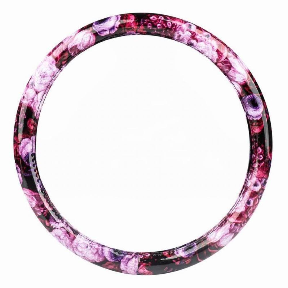 Husa volan, 37-39cm, model floral violet, SWC-47-M, 02988 Amio