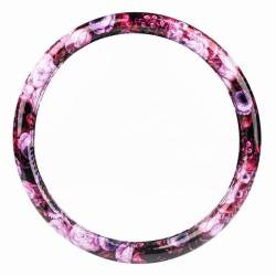 Husa volan, 37-39cm, model floral violet, SWC-47-M, 02988 Amio