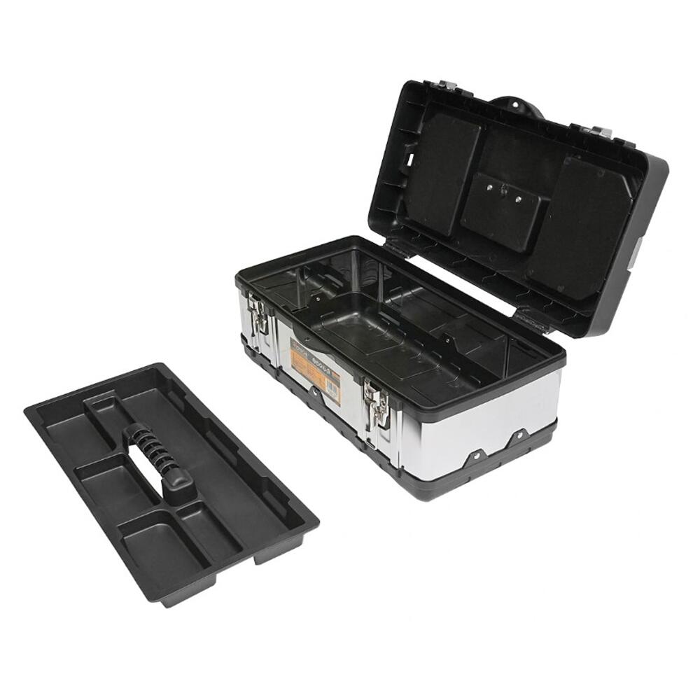 Cutie scule din inox, capac plastic 450x250x195mm BK92609