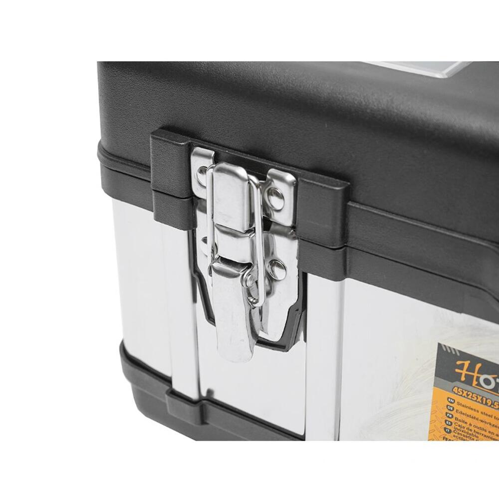Cutie scule din inox, capac plastic 450x250x195mm BK92609