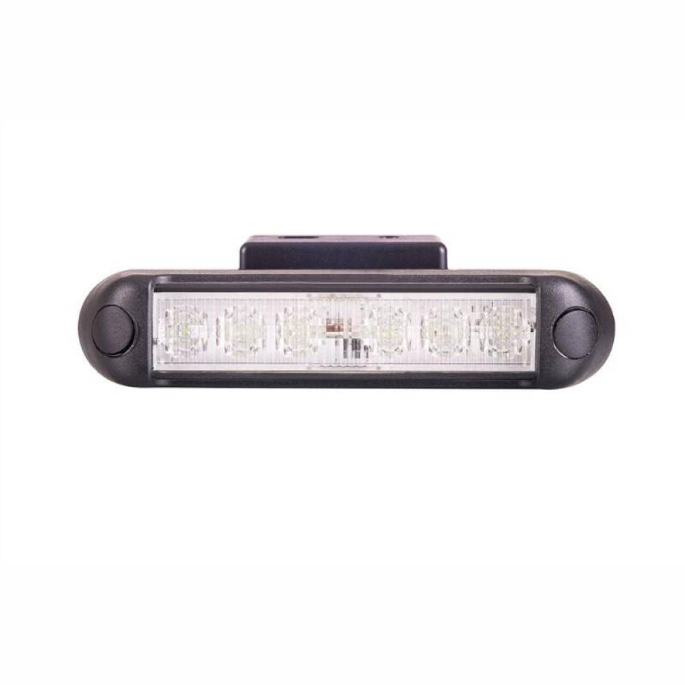 Set 2 proiectoare zi DRL 130x28.5mm, LED, 12-24V, 10W, cu suport prindere, LDR2783 Horpol