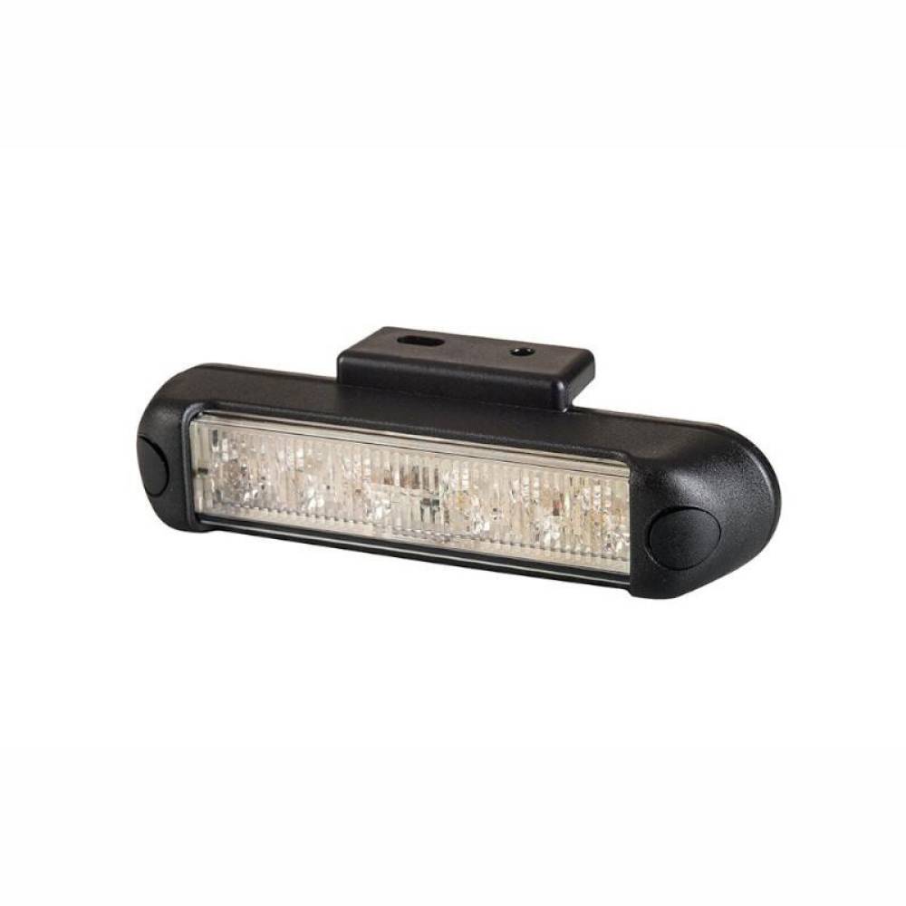 Set 2 proiectoare zi DRL 130x28.5mm, LED, 12-24V, 10W, cu suport prindere, LDR2783 Horpol